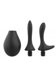 Черный анальный душ Nexus Anal Douche Set с 2 сменными насадками - Nexus Range - купить с доставкой в Чебоксарах