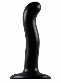 Черный фаллоимитатор-насадка Strap-On-Me P G spot Dildo size S - 16,4 см. - Strap-on-me - купить с доставкой в Чебоксарах