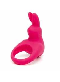 Розовое эрекционное виброкольцо Happy Rabbit Rechargeable Rabbit Cock Ring - Happy Rabbit - в Чебоксарах купить с доставкой