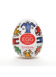 Мастурбатор-яйцо Keith Haring EGG DANCE - Tenga - в Чебоксарах купить с доставкой