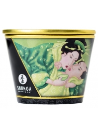 Массажная свеча Exotic Green Tea с ароматом зелёного чая - 170 мл. - Shunga - купить с доставкой в Чебоксарах