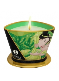 Массажная свеча Exotic Green Tea с ароматом зелёного чая - 170 мл. - Shunga - купить с доставкой в Чебоксарах