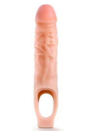 Телесная насадка на пенис 9 Inch Cock Sheath Extender - 22,2 см. - Blush Novelties - в Чебоксарах купить с доставкой