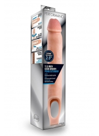 Телесная насадка на пенис 11.5 Inch Cock Sheath Penis Extender - 29,2 см. - Blush Novelties - в Чебоксарах купить с доставкой