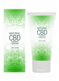 Лубрикант с пролонгирующим эффектом Natural CBD Numbing Lubricant - 50 мл. - Shots Media BV - купить с доставкой в Чебоксарах