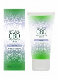 Крем для мастурбации для мужчин Natural CBD Masturbation Cream For Him - 50 мл. - Shots Media BV - купить с доставкой в Чебоксарах