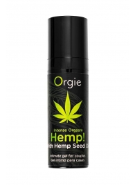 Возбуждающий интимный гель для пар ORGIE Hemp Intense Orgasm - 15 мл. - ORGIE - купить с доставкой в Чебоксарах