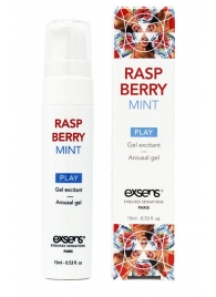 Возбуждающий гель Raspberry Mint с ароматом малины и мяты - 15 мл. - Exsens - купить с доставкой в Чебоксарах
