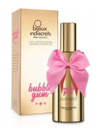 Гель с ароматом жвачки Bubblegum 2-in-1 Scented Silicone Massage And Intimate Gel - 100 мл. - Bijoux Indiscrets - купить с доставкой в Чебоксарах