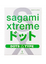 Презерватив Sagami Xtreme Type-E с точками - 1 шт. - Sagami - купить с доставкой в Чебоксарах