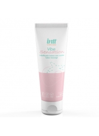 Лубрикант на водной основе Vibe Sensation с клубничным вкусом и легким вибрирующим эффектом - 50 гр. - INTT - купить с доставкой в Чебоксарах