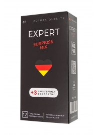 Презервативы EXPERT Surprise Mix - 12 шт.(+3 в подарок) - Expert - купить с доставкой в Чебоксарах