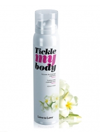 Массажная хрустящая пенка Tickle My Body Monoi с ароматом моной - 150 мл. - Love to Love - купить с доставкой в Чебоксарах