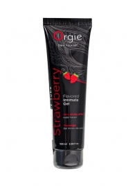 Интимный гель на водной основе Lube Tube Strawberry с клубничным вкусом - 100 мл. - ORGIE - купить с доставкой в Чебоксарах