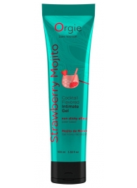 Съедобный интимный гель Orgie Lube Tube Cocktail Strawberry Mojito - 100 мл. - ORGIE - купить с доставкой в Чебоксарах