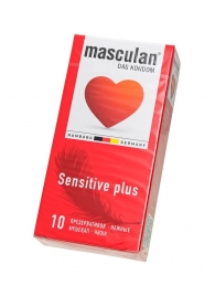 Презервативы Masculan Sensitive plus - 10 шт. - Masculan - купить с доставкой в Чебоксарах