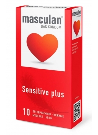 Презервативы Masculan Sensitive plus - 10 шт. - Masculan - купить с доставкой в Чебоксарах