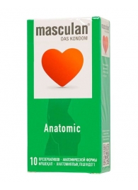 Презервативы анатомической формы Masculan Anatomic - 10 шт. - Masculan - купить с доставкой в Чебоксарах