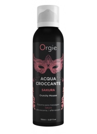 Хрустящая пенка для массажа Orgie Acqua Croccante Sakura с ароматом сакуры - 150 мл. - ORGIE - купить с доставкой в Чебоксарах