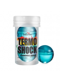 Интимный гель Termo Shock Hot Ball с разогревающе-покалывающим эффектом (2 шарика по 3 гр.) - HotFlowers - купить с доставкой в Чебоксарах