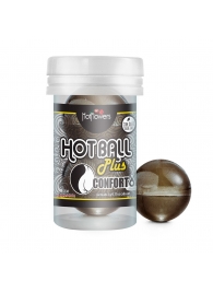 Анальный лубрикант на масляной основе Hot Ball Plus Conforto (2 шарика по 3 гр.) - HotFlowers - купить с доставкой в Чебоксарах