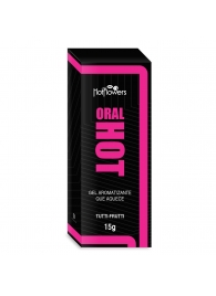 Гель для оральных ласк Oral Hot с согревающим эффектом - 15 гр. - HotFlowers - купить с доставкой в Чебоксарах