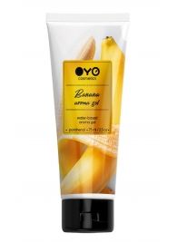 Лубрикант на водной основе OYO Aroma Gel Banana с ароматом банана - 75 мл. - OYO - купить с доставкой в Чебоксарах