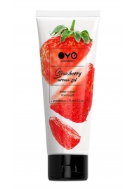 Лубрикант на водной основе OYO Aroma Gel Strawberry с ароматом клубники - 75 мл. - OYO - купить с доставкой в Чебоксарах