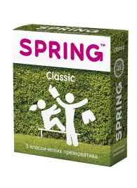 Классические презервативы SPRING CLASSIC - 3 шт. - SPRING - купить с доставкой в Чебоксарах