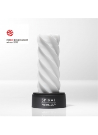 Белый 3D мастурбатор SPIRAL - Tenga - в Чебоксарах купить с доставкой