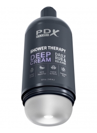 Мастурбатор в бутылке Shower Therapy Deep Cream - Pipedream - в Чебоксарах купить с доставкой