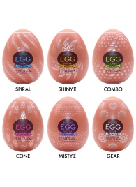 Набор из 6 мастурбаторов-яиц Tenga Egg Variety Pack V - Tenga - в Чебоксарах купить с доставкой