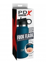 Мастурбатор-вагина в синей колбе F*ck Flask - Pipedream - в Чебоксарах купить с доставкой