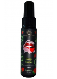 Спрей для горла Deep Throat с десенсибилизирующим эффектом и вкусом клубники - 50 мл. - БиоМед - купить с доставкой в Чебоксарах