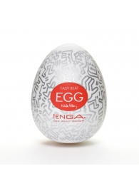 Мастурбатор-яйцо Keith Haring EGG PARTY - Tenga - в Чебоксарах купить с доставкой