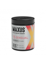 Анатомические презервативы MAXUS Sensual - 15 шт. - Maxus - купить с доставкой в Чебоксарах