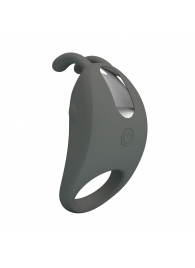 Серое эрекционное кольцо с вибрацией Master Ring - Baile - в Чебоксарах купить с доставкой