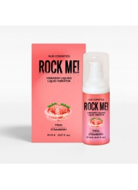 Жидкий вибратор Nuei Rock Me! с ароматом клубники - 20 мл. - Nuei cosmetics - купить с доставкой в Чебоксарах