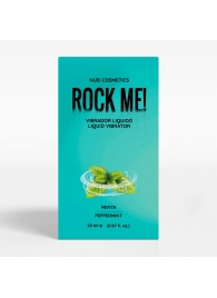 Жидкий вибратор Nuei Rock Me! с ароматом мяты - 20 мл. - Nuei cosmetics - купить с доставкой в Чебоксарах