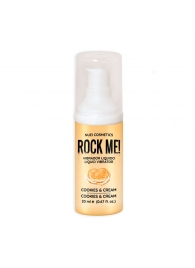 Жидкий вибратор Nuei Rock Me! с ароматом печенья и сливок - 20 мл. - Nuei cosmetics - купить с доставкой в Чебоксарах