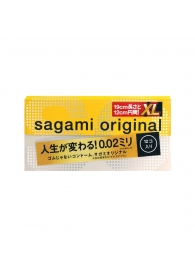 Презервативы увеличенного размера Sagami Original 0.02 XL-size - 12 шт. - Sagami - купить с доставкой в Чебоксарах