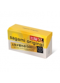 Презервативы увеличенного размера Sagami Original 0.02 XL-size - 12 шт. - Sagami - купить с доставкой в Чебоксарах