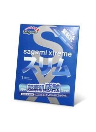 Презерватив Sagami Xtreme FEEL FIT 3D - 1 шт. - Sagami - купить с доставкой в Чебоксарах