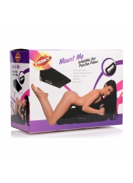 Черная подушка для секса Mount Me Inflatable Sex Position Pillow - XR Brands - купить с доставкой в Чебоксарах