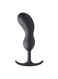 Черный массажер простаты с утяжелителями Premium Silicone Weighted Prostate Plug XL - 20,8 см. - XR Brands - в Чебоксарах купить с доставкой