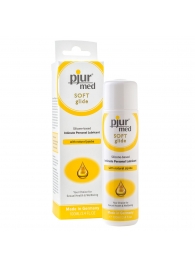 Силиконовый лубрикант с жожоба pjur MED Soft glide - 100 мл. - Pjur - купить с доставкой в Чебоксарах