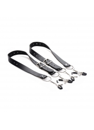 Ремни с зажимами для половых губ Spread Labia Spreader Straps with Clamps - XR Brands - купить с доставкой в Чебоксарах