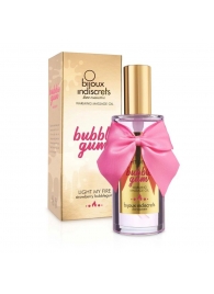 Разогревающее массажное масло Light My Fire Bubble Gum с ароматом бабл-гам - 100 мл. - Bijoux Indiscrets - купить с доставкой в Чебоксарах