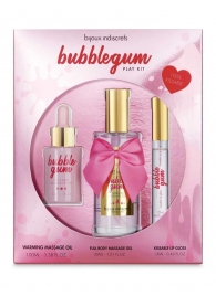 Набор средств для массажа и ласк Bubblegum Play Kit - Bijoux Indiscrets - купить с доставкой в Чебоксарах