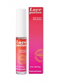 Возбуждающий блеск для губ Love Potion - 8 мл. - Love to Love - купить с доставкой в Чебоксарах